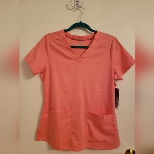 Healing Hands Women's Scrub Top - Melon